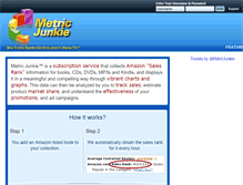 Tablet Screenshot of metricjunkie.com